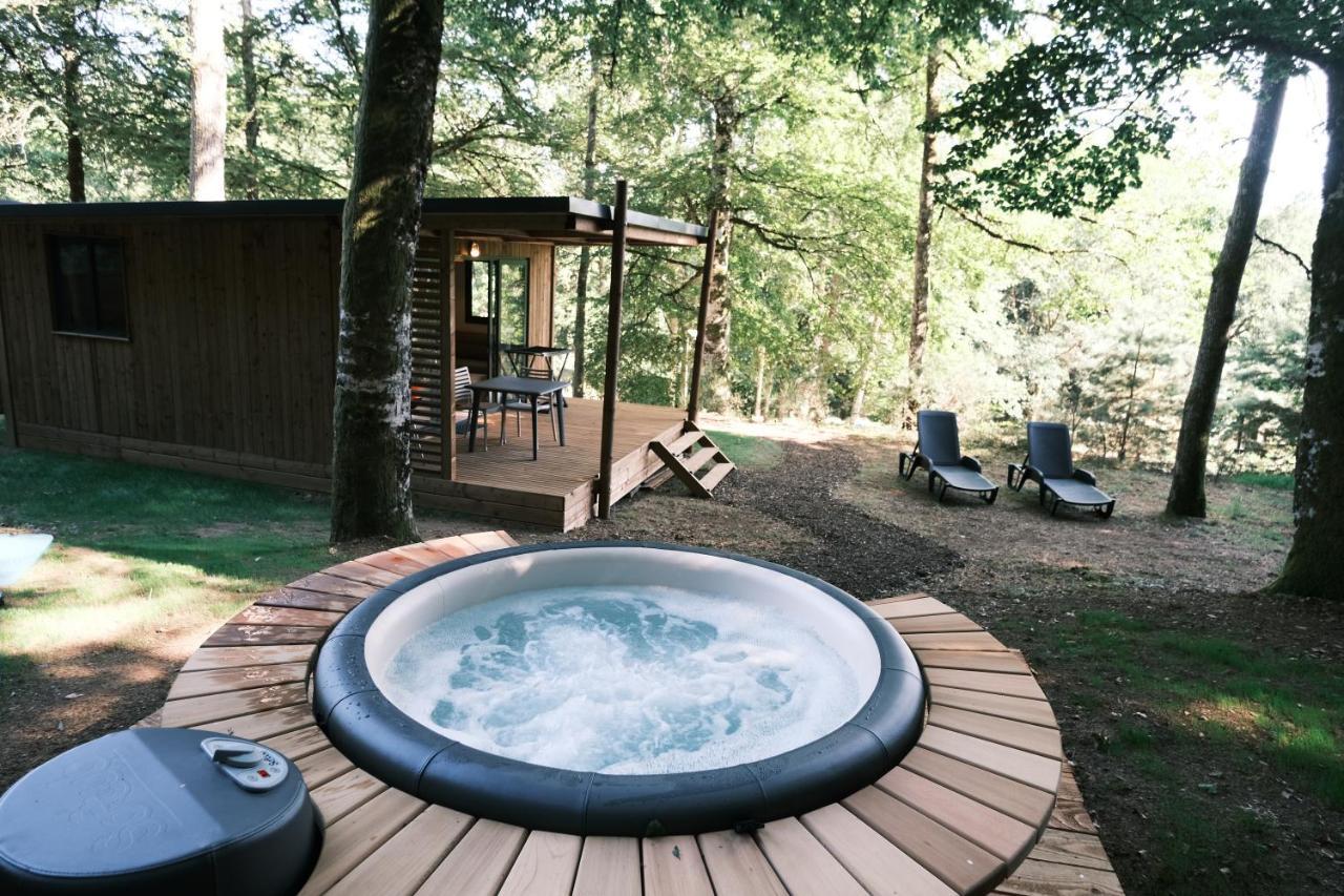 Lodge Avec Spa Privatif - Foret Et Lac Liginiac Eksteriør bilde